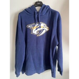 Fanatics Hoodie Men's 3XL Blue Nashville Predators Sweatshirt NHL #92 Johansen
